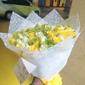 Sun yellow flowers